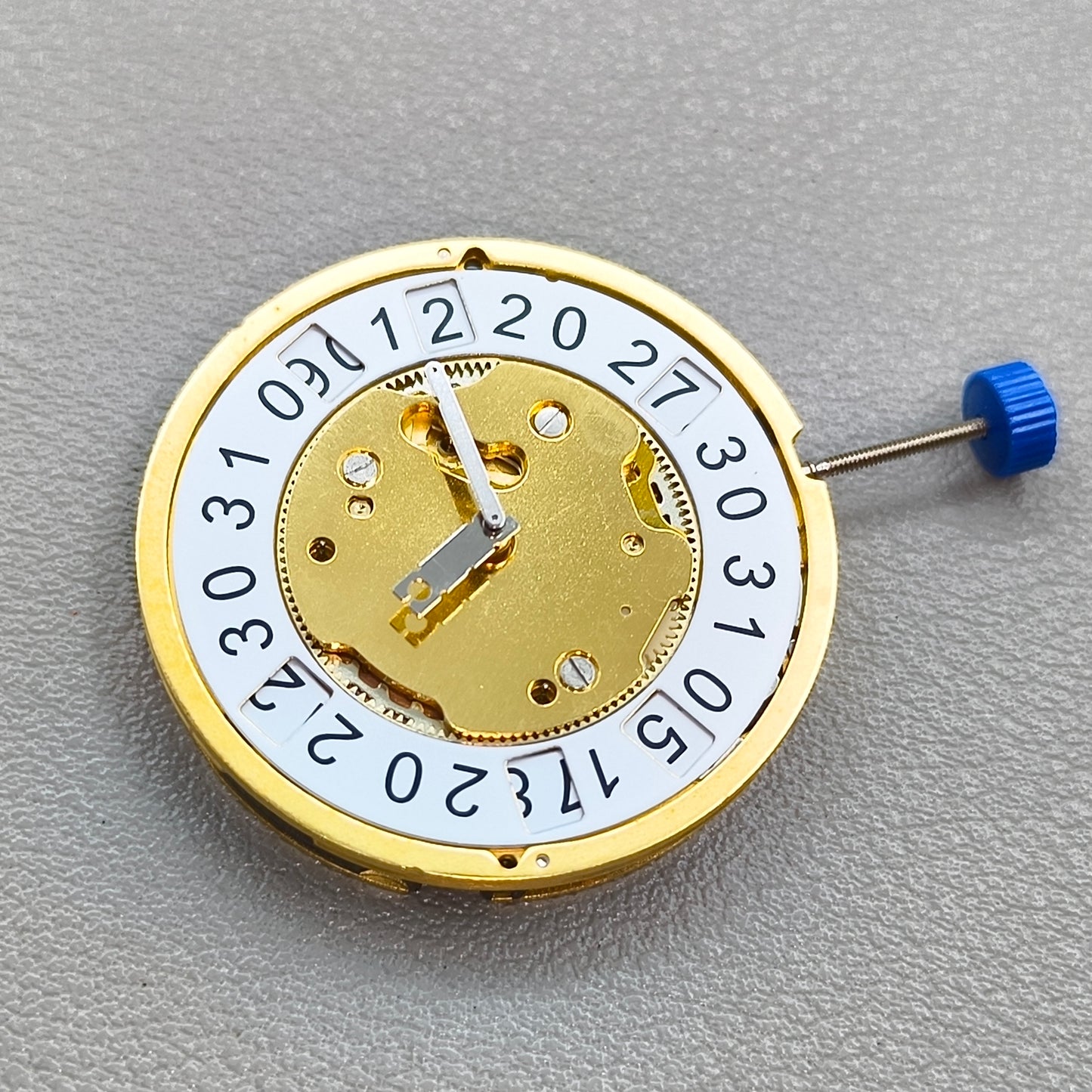 Swiss Ronda 5040B 5040.B Quartz Watch Movement Golden Plated