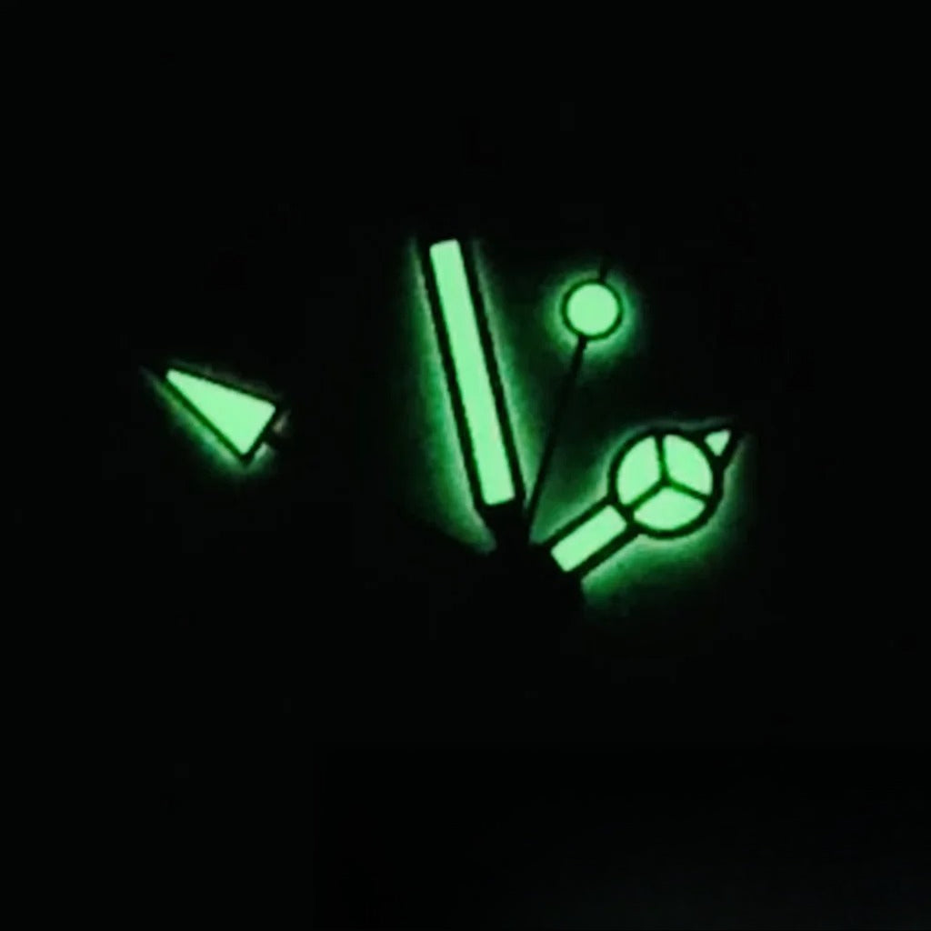GMT Pointers NH34 Ghost 4 Hands Green Luminous Watch Hands for NH35 NH34A 4R34
