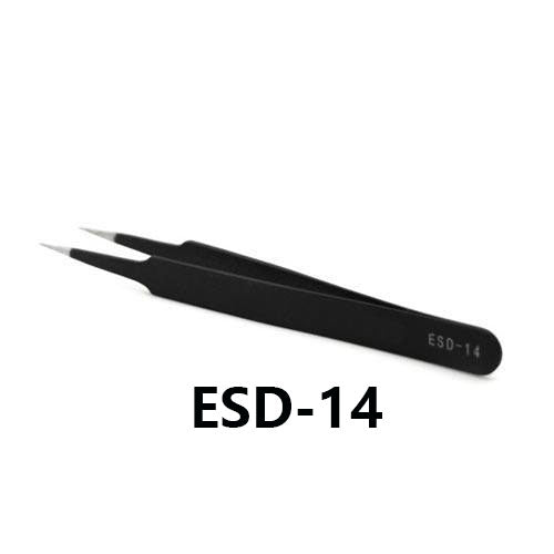 ESD Stainless Steel Tweezers Anti Magnetic Acid resistant and Corrosion-Resistant