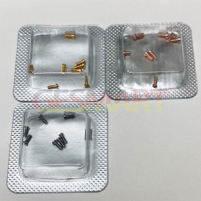 Men 3x1mm slotted watch back cover screws for Cartier watches, durable replacement parts