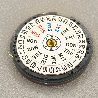 Japan Seiko YT63A Watch Quartz Movement Single Calendar
