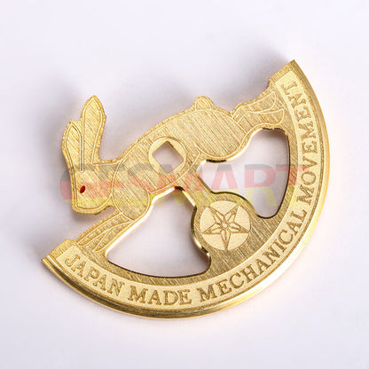 Golden Hollow Rabbit Rotor Oscillating Weight for Miyota 8215 Movement