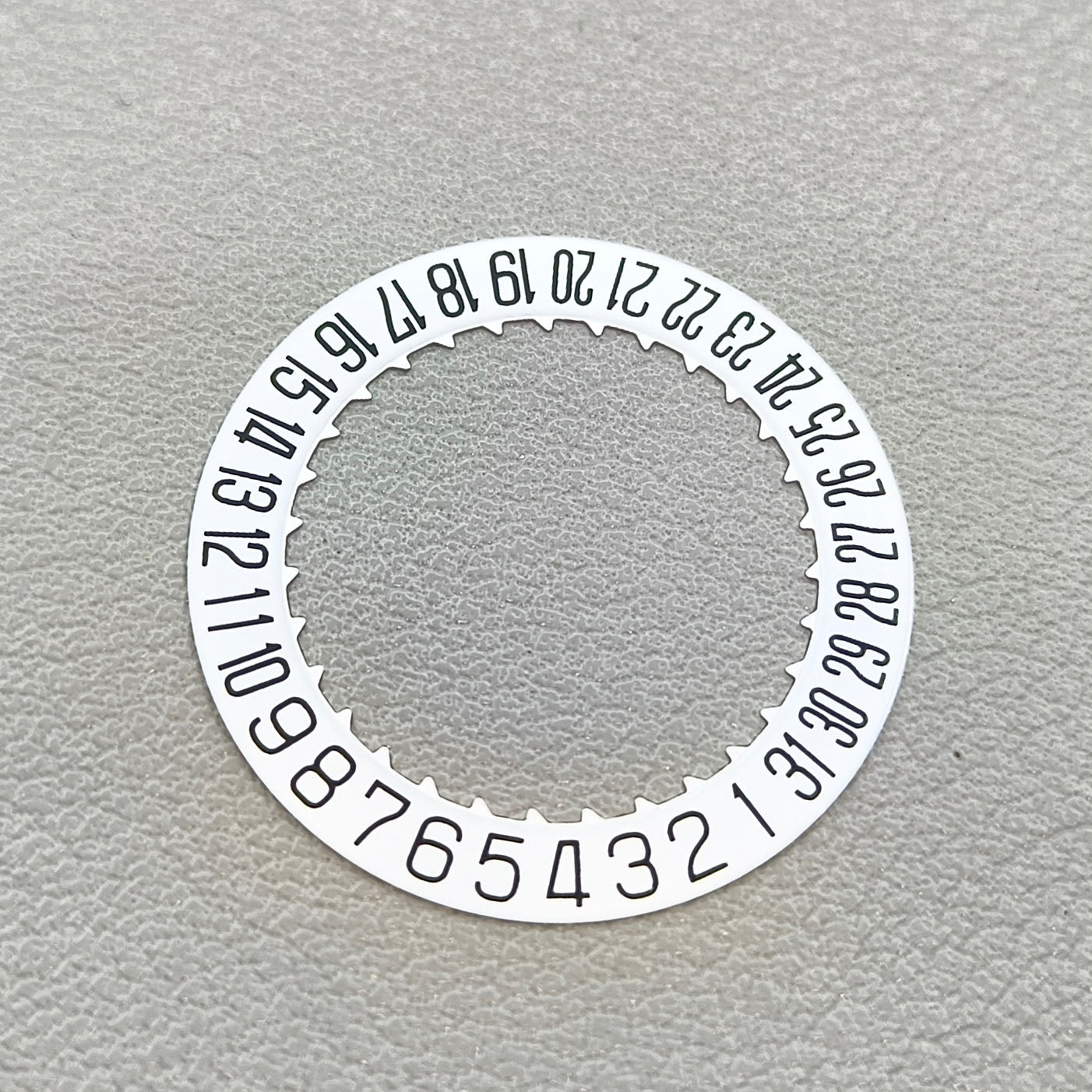 Japan Original White Date Disk Wheel for Miyota 9015 Movement Date@6