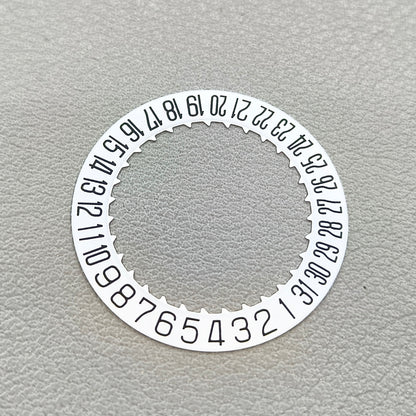 Japan Original White Date Disk Wheel for Miyota 9015 Movement Date@6