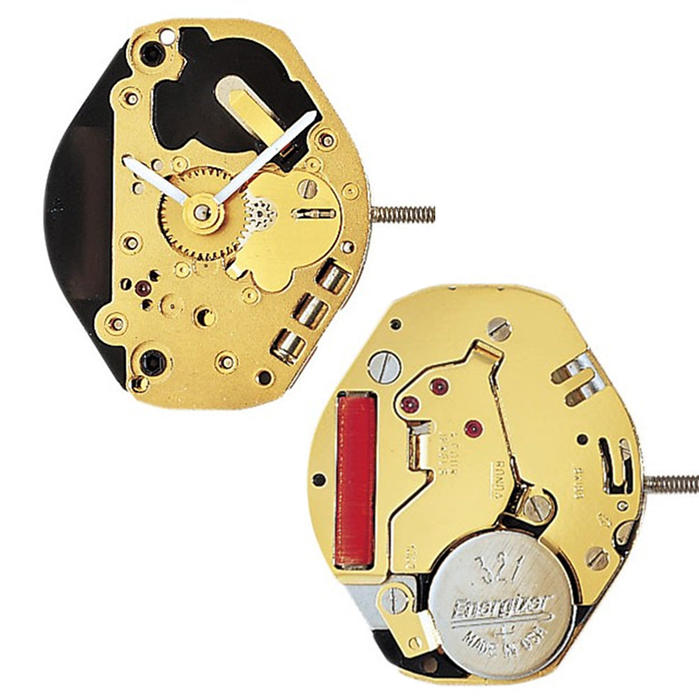Ronda 1062 quartz watch movement with 2 hands, precise and reliable for repairs by Ronda.