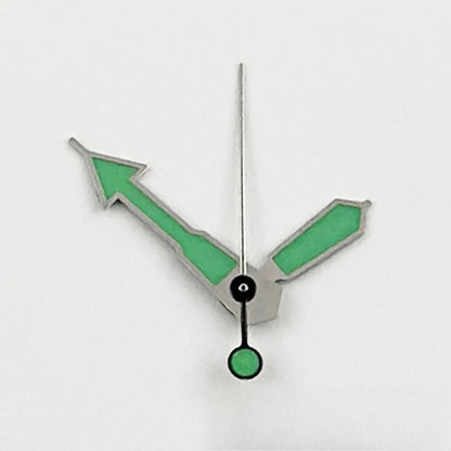 Turtle Abalone Captain Hands Watch Hands Green Luminous for NH34 NH35 NH36 NH38