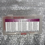 KG-684.33-ASF Watch Crystal Glass Sapphire Special Glass Kit 33 Sizes 33PCS/Box