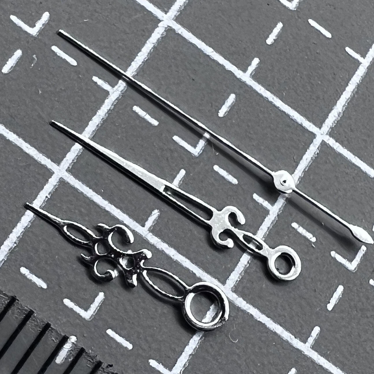 2 Sets Lochförmige Schneeflocken Zeiger Ohne Leuchtmasse Für H35 36 H38 H72