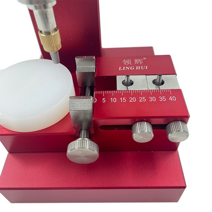 Watchmaker Tools strap hole punch set with multi-shape punches for accurate watch strap customization.