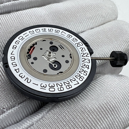 Swiss Made ETA 805.112 quartz watch movement with 3 hands, reliable precision for watch accessories.