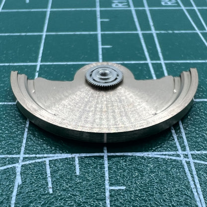 Rose Gold Sea Wave carved rotor oscillating weight by Miyota for NH35 NH36 watches.