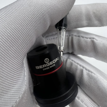 Swiss Made Bergeon 7719-2A automatic oiler tool for precise watch repair and maintenance.