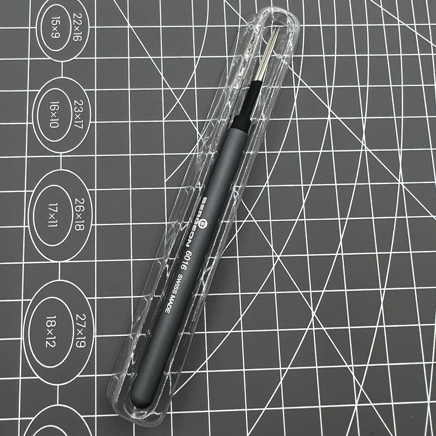 Swiss Bergeon 6016 watch hand and movement wheel remover tool for precise watch repair and maintenance