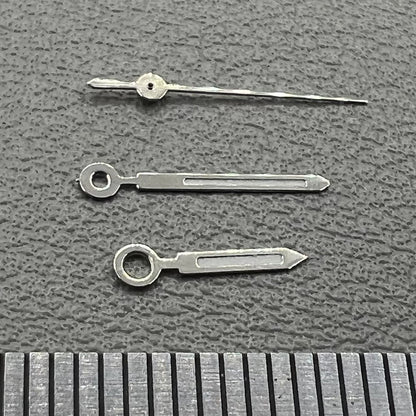 2 Sets Silbergrün Leuchtende Quadratische Zeiger Ersatz für Miyota 6M12 Uhrwerk