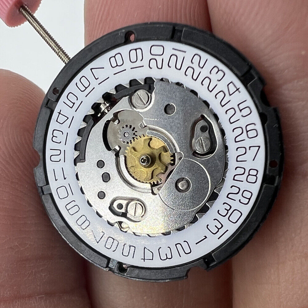 Swiss Made ISA 307 quartz watch movement with 3 hands for precision repairs by Watchmakers brand.