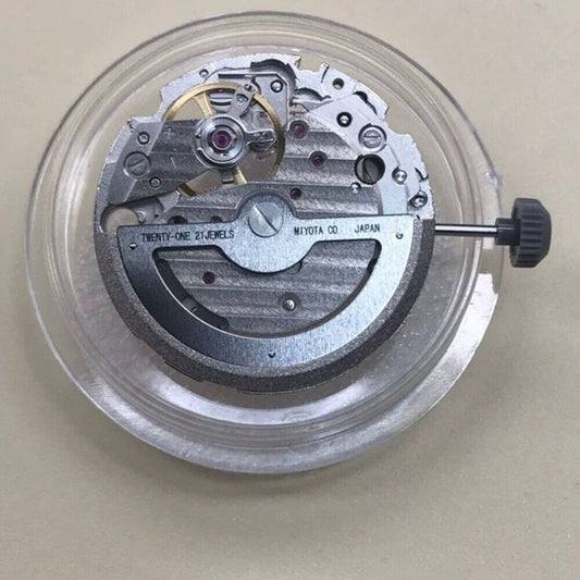 Neu Miyota 82S0 Golden/Silber Überzogene Hohl Japan Automatische Mechanische Bewegung
