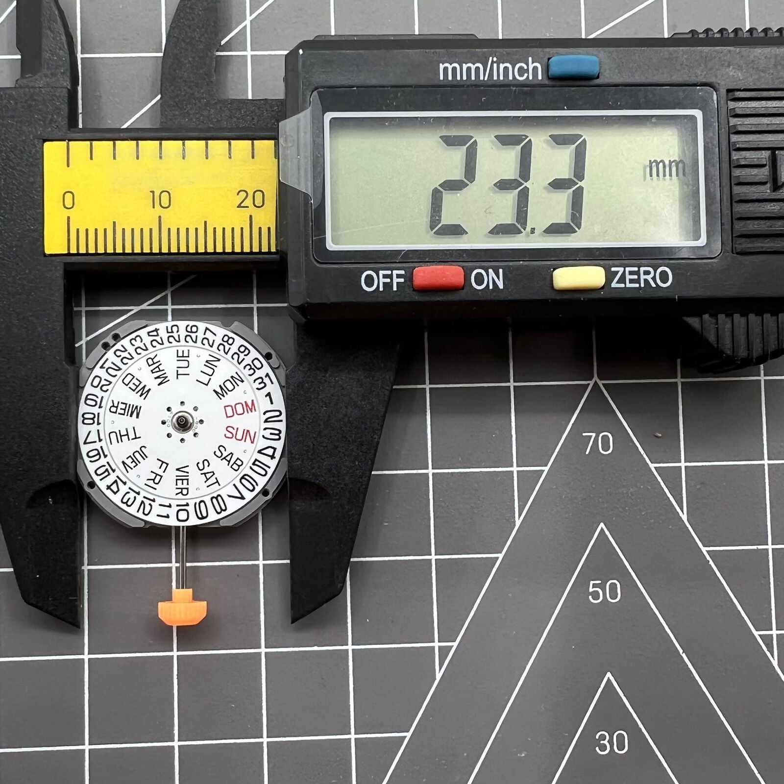 Miyota GR02 quartz watch movement by Citizen, precision Japanese replacement for accurate timekeeping.