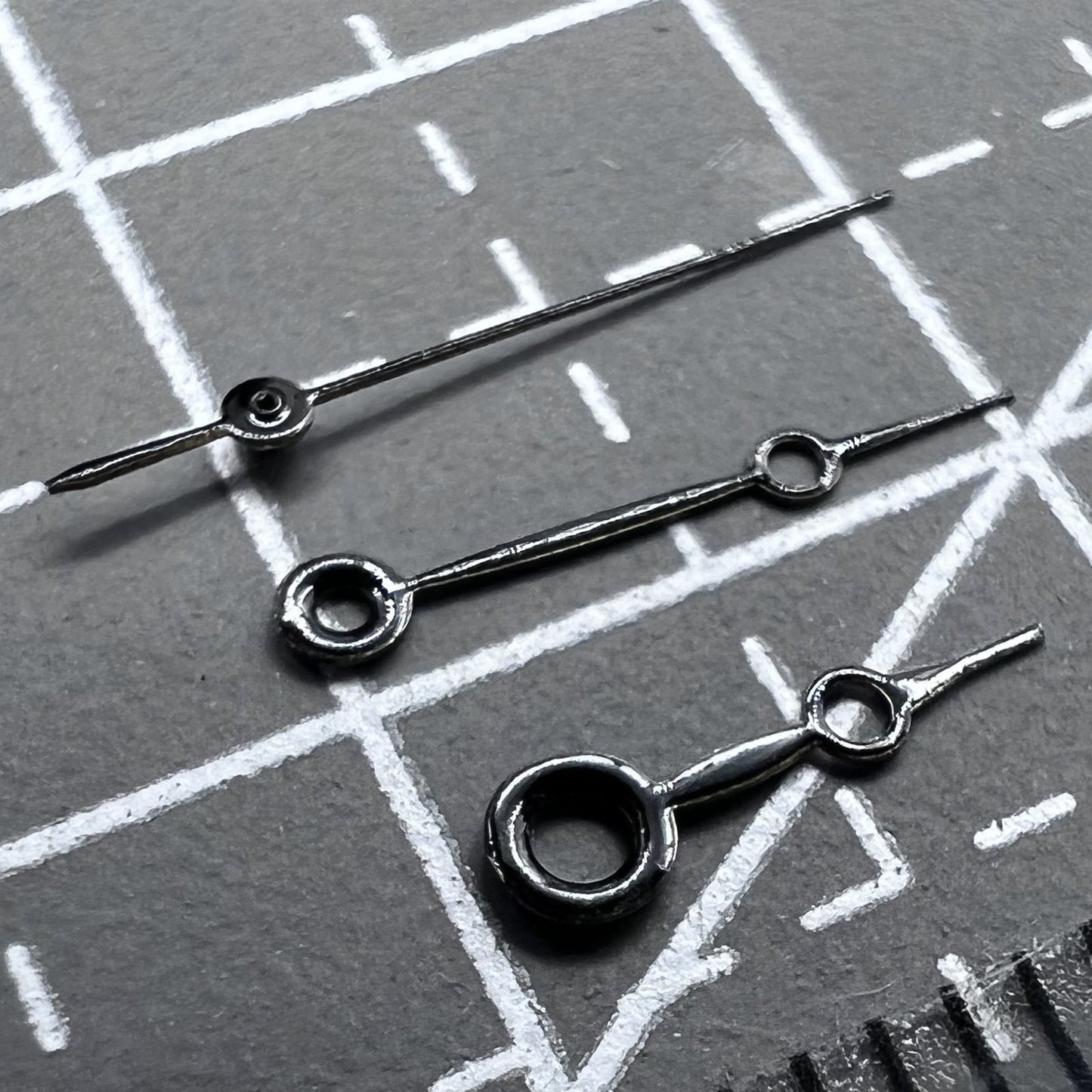 2er Set Schwarze Uhrenzeiger für Miyota 2035 Uhrwerk Pack