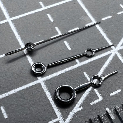 2er Set Schwarze Uhrenzeiger für Miyota 2035 Uhrwerk Pack