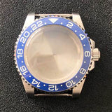 316L Stainless Steel Watch Case SUB Convex Sapphire Glass 40mm For NH35/NH36