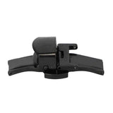 Black Watch Strap Buckle Watch Clasp Stainless Steel Double Push Button