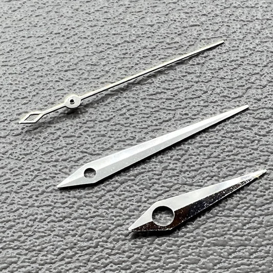 2 Stück Silberfarbene Cocktail Uhrenzeiger Ohne Leuchtkraft Für NH35 36 38 70 72