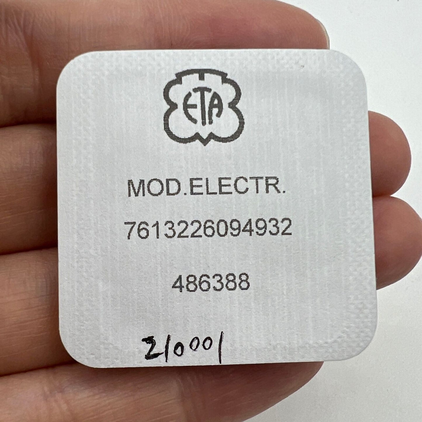 Swiss Original ETA 210.001 circuit board for watch movement repair, precision part by ETA brand.