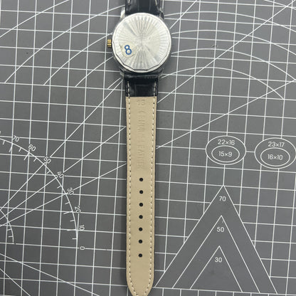 Mechanische Manuelle Uhr 34mm mit schwarzem Zifferblatt, 19 Steine, sto�fest, von Shanghai f�r pr�zise Zeitmessung.