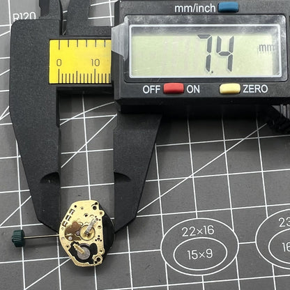 Ronda 1063 quartz movement with 3 hands, precise timekeeping for stylish watch accessories.