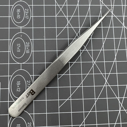 Pince à épiler antimagnétique Bergeon 7024-3, fabriquée en Suisse, taille 120 mm 