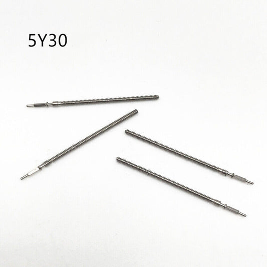 Lot de 10 tiges de remontoir de montre génériques pour mouvement 5Y30 5Y20