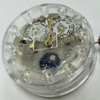 Shanghai Automatic mechanical watch with R16 movement, small second at 9 o'clock, elegant design.