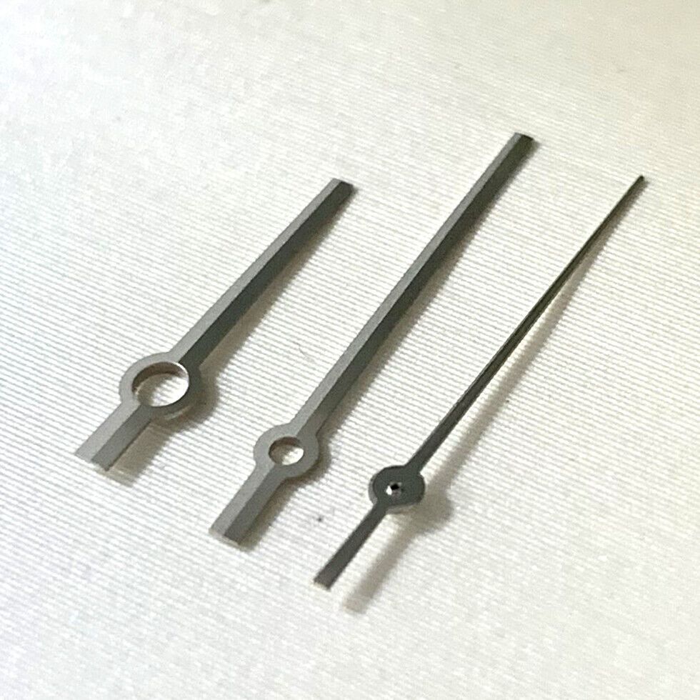 Black watch hands set, precise fit for NH35A/NH36A movement, non-luminous accessory.