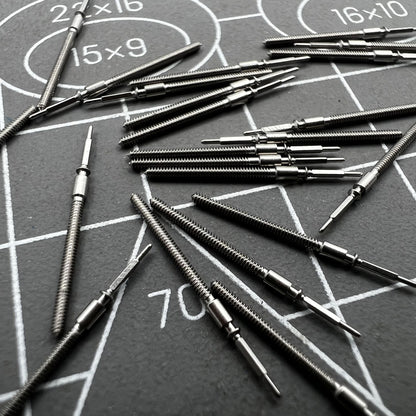 1. Precision ETA 2824 watch winding stem for reliable timepiece movement repair.  