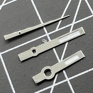 10.5mm Square Tip Green Lume Watch Hands for Hattori Epson PC32 Quartz Movement