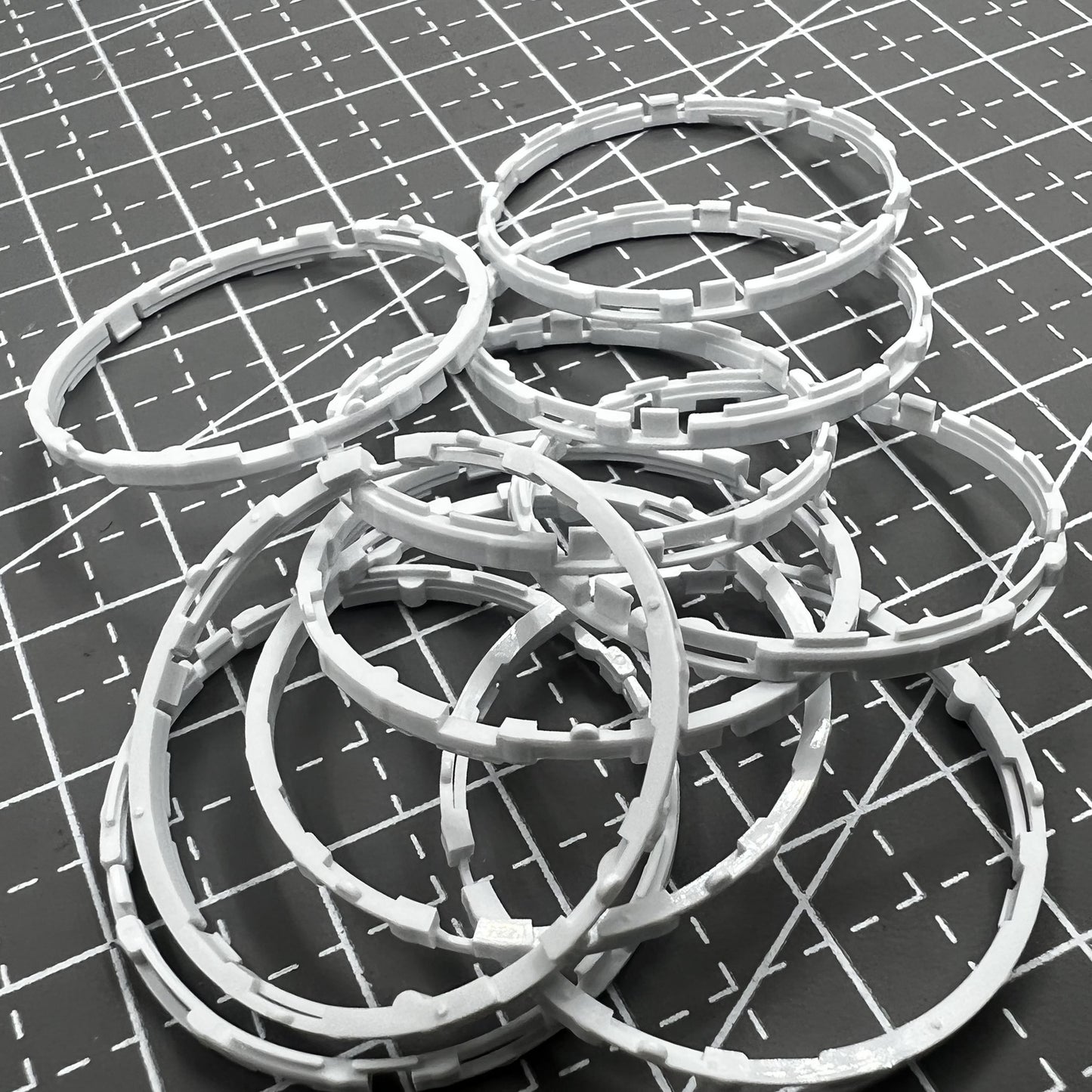 5 PIECES Watch Case Movement Cushion Mount Spacer Ring Generic for Miyota 9015