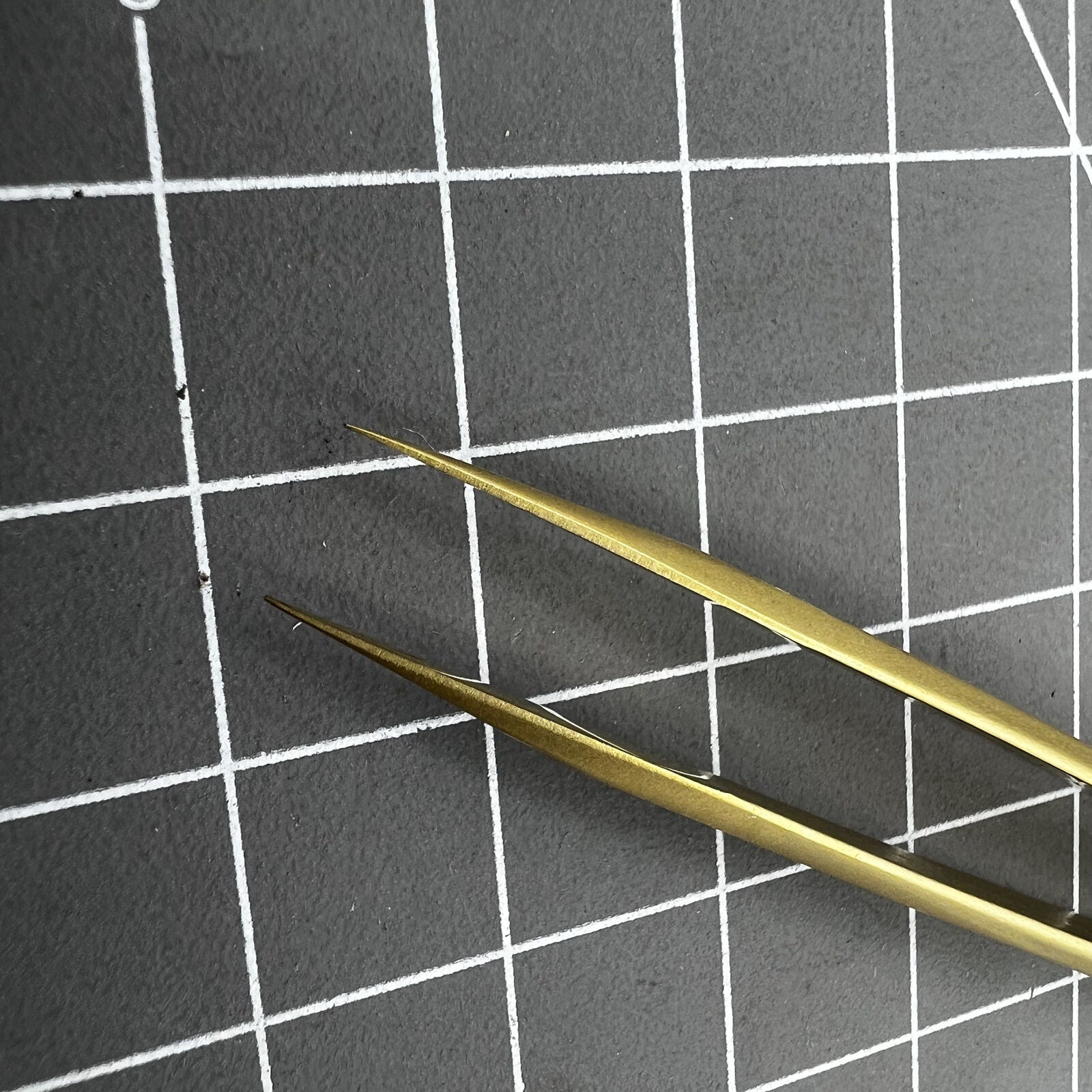 Swiss Bergeon 7422-PM-S5 brass anti-magnetic tweezers for precise watch repair and delicate handling.