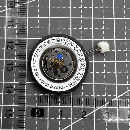 ETA 805.161 quartz watch movement close-up showing precise HCP height details.