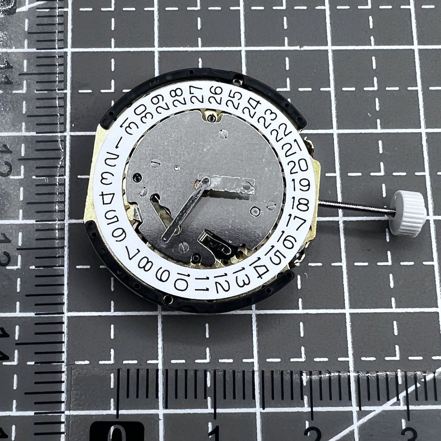 Montre à quartz suisse Ronda 3540D 3540.D, mouvement date à 3 heures