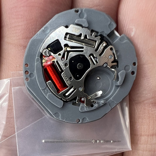Hattori Epson TMI VJ33 Quartz watch movement, Japan made, precise and reliable accessory for timepieces.