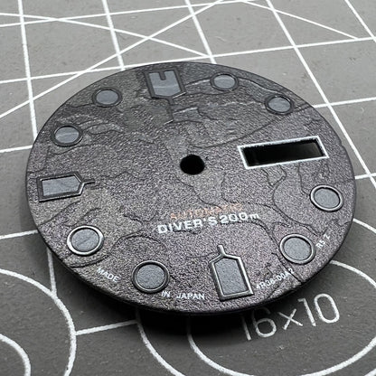 Green Luminous Black Watch Dial for NH36 4R36 Movement