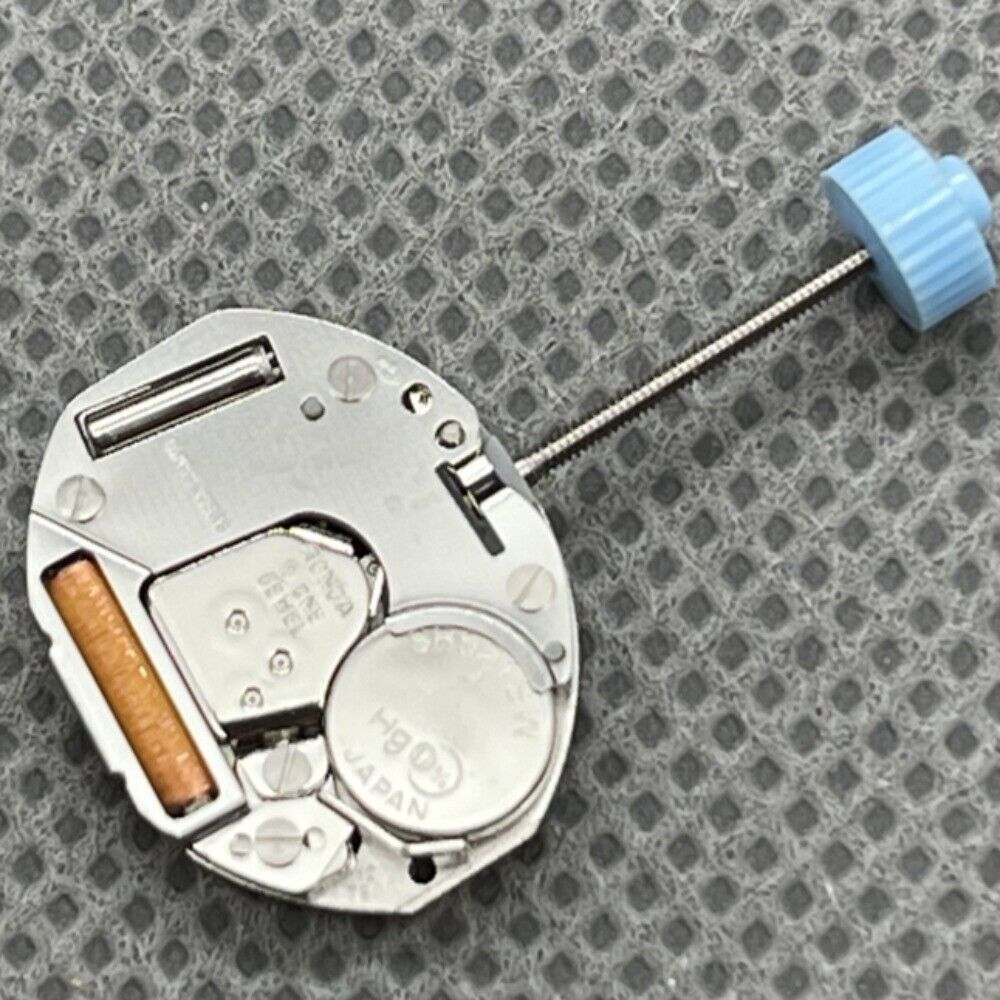 Swiss Ronda 751 quartz watch movement with two hands, Swiss parts for precise timekeeping.