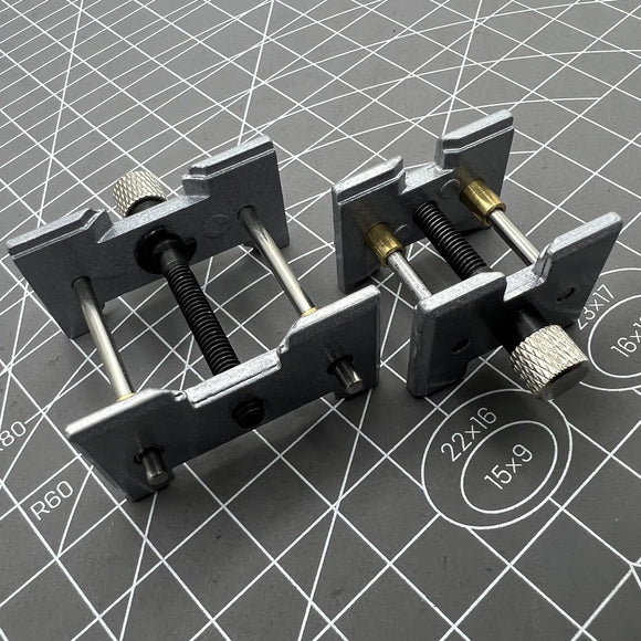 2 PIECES/set Movement Holder Watch Case Metal Watchmaker Clamp Repair Tool