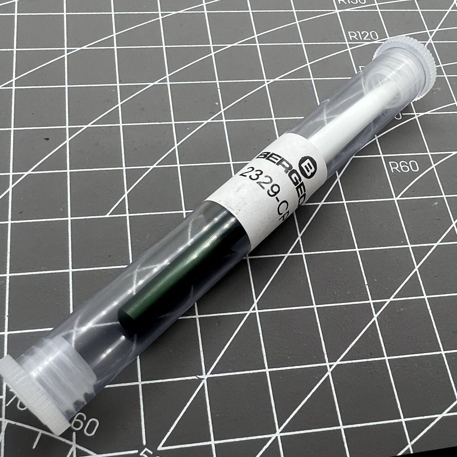 Bergeon 2329-CP watch oiler tool with stand for precise lubrication during watch repairs and maintenance.