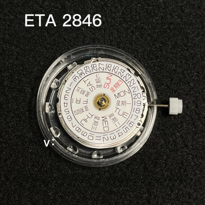 Montre à remontage automatique <tc>ETA</tc> 2846 V8, originale et fabriquée en Suisse. Accessoires