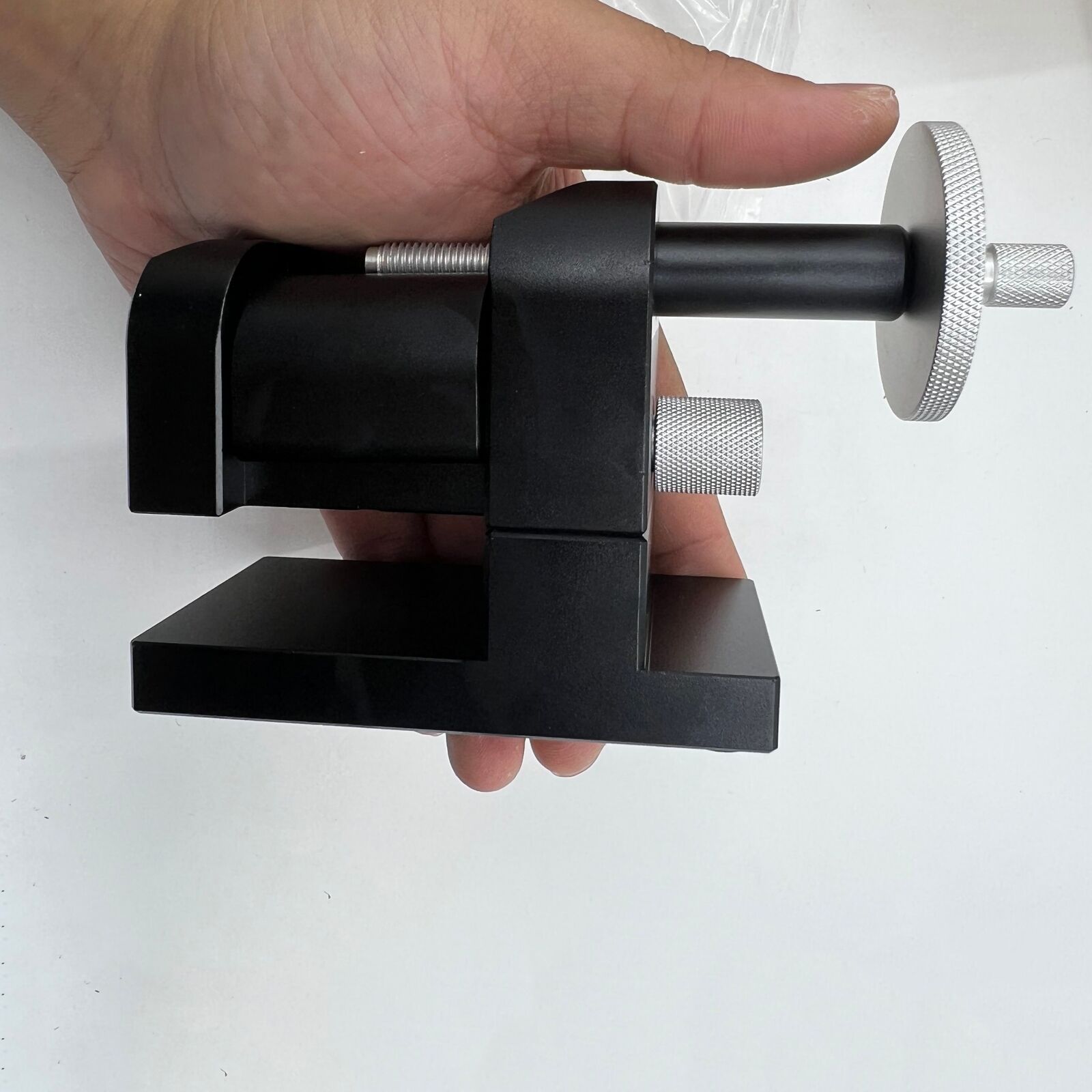 Adjustable watch strap link pin remover tool for precise bracelet chain adjustments.