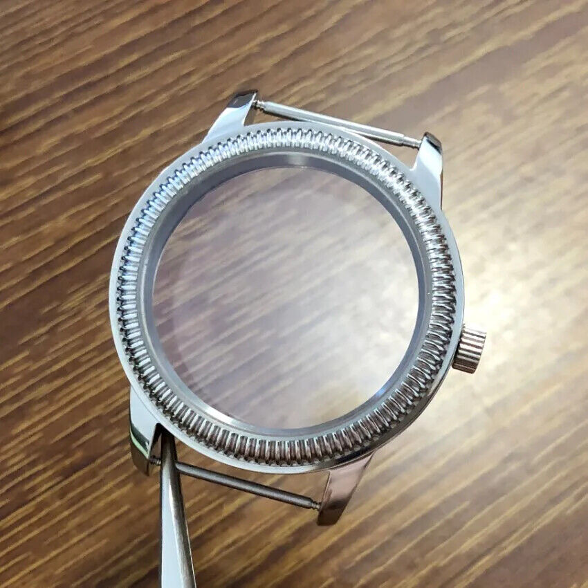 316L stainless steel 44mm watch case, fits ETA 6497/6498 movements and 35mm dials.