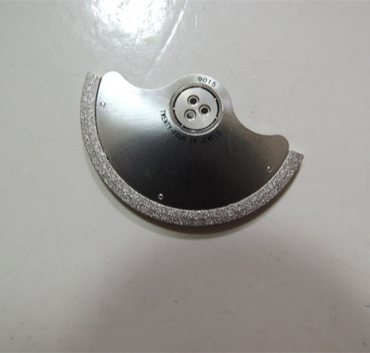 Rotor oscillating weight for Miyota 9015 watch movement, precision part for smooth timekeeping.