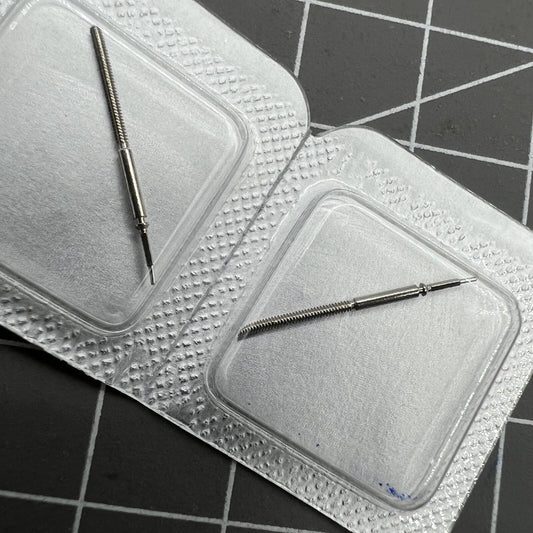 Swiss Watch Winding Stem for SW300 movement, precision replacement part.