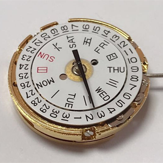 Seagull ST6 Goldener Doppelkalender mit Mondphase T16 Automatisches mechanisches Uhrwerk